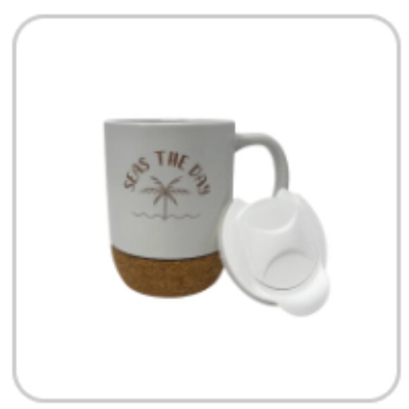 Beachly - Seas The Day Cork Tumbler - Picture 2 of 2